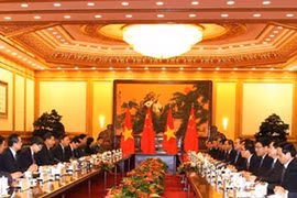 Việt Nam - Trung Quốc ra Tuyên bố chung
