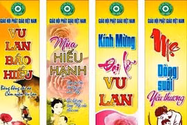 Những mẫu băng rôn Vu Lan báo hiếu PL 2557