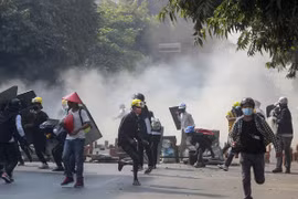 Lại thêm 6 người biểu tình Myanmar thiệt mạng