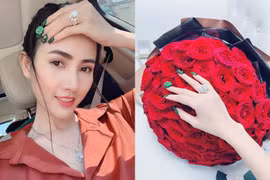 Hoa hậu vừa được bạn trai tặng nhẫn 5,5 tỷ giàu cỡ nào? 