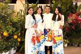 Bé Hạt Dẻ - Con gái út Quyền Linh cao 1,7 m ở tuổi 13