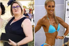 Bà mẹ nặng 105kg giảm cân để tham gia cuộc thi thể hình