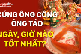 Video: Giờ hoàng đạo cúng ông Công ông Táo giúp gia đạo bình an, phúc lộc đầy nhà
