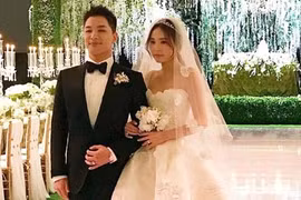 Taeyang - Min Hyo Rin rạng rỡ, lần đầu xuất hiện sau hôn lễ cổ tích