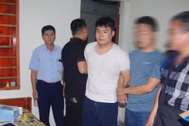 Cận cảnh tên cướp chi nhánh Vietinbank Thái Nguyên khi bị bắt