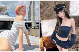 Đọ sắc Thái Trinh và bạn gái hiện tại của Quang Đăng