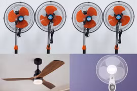 Vì sao quạt điện thường có 3 cánh?