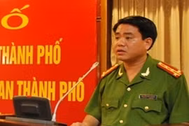 Ảnh ấn tượng của tướng Chung khi còn làm Giám đốc CA Hà Nội