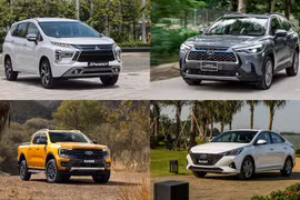 Top 10 ôtô bán chạy nhất tháng 10/2023 tại Việt Nam