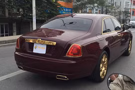 Rolls-Royce 40 tỷ mạ vàng độc nhất Việt Nam của bầu Hiển?
