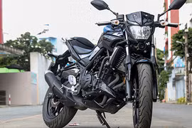 "Chạm mặt" môtô Yamaha MT-03 giá 139 triệu tại VN