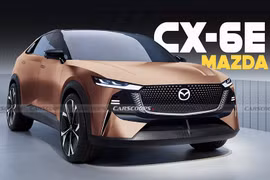 Mazda CX-6e 2026 - SUV điện chạy 500 km/lần sạc sắp ra mắt