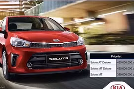 Xe giá rẻ Kia Soluto giá 399 triệu đồng có gì bên trong?