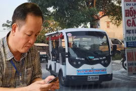 Xe điện 4 bánh không phép “tung hoành” ở Nam Định