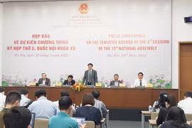 Kỳ họp thứ 3, Quốc hội khóa XV sẽ khai mạc vào ngày 23/5