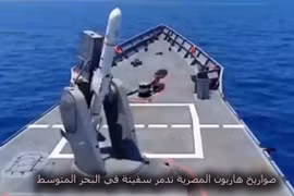 Phóng tên lửa Harpoon trên biển, Ai Cập thể hiện độ "cứng" trước Thổ