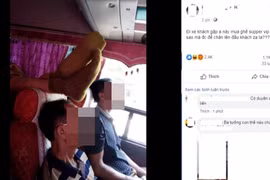 CĐM bức xúc vì thanh niên gác chân lên đầu người lớn tuổi trên xe khách