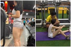 Nhiều chị em gây tranh cãi vì diện trang phục tập gym kiệm vải