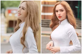 Vợ streamer Xemesis mặc áo dài, dân tình đua nhau thả “bão tim“