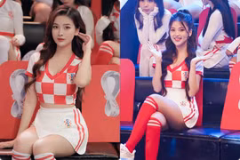 Hot girl Nóng cùng World Cup 2022 nhan sắc thăng hạng hạng ra sao?