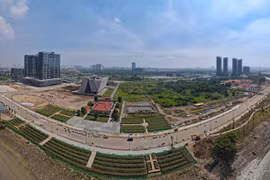 Cận cảnh công viên bờ sông Sài Gòn sắp đưa vào hoạt động