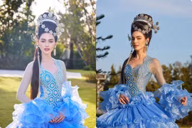 Nhan sắc như công chúa của Mai Davika ở biệt thự hơn trăm tỷ