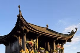 Băng giá xuất hiện tại chùa Đồng Yên Tử sau gần 10 năm