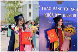 Bạn gái tiền đạo U23 Việt Nam gây sốt với học vấn nổi trội