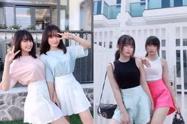 Cặp chị em song sinh “đốn tim” netizen nhờ nhan sắc vạn người mê