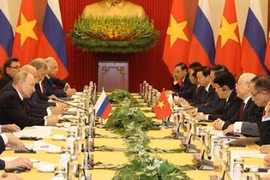 Tổng Bí thư Nguyễn Phú Trọng hội đàm với Tổng thống Nga Putin