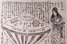 Bí ẩn vụ chạm trán UFO ở Nhật 200 năm trước, cảnh tượng gây choáng