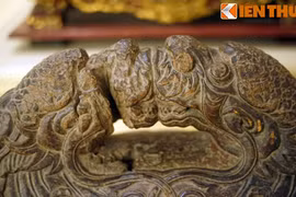 Chiếc mõ khổng lồ chạm hình rồng của triều Nguyễn