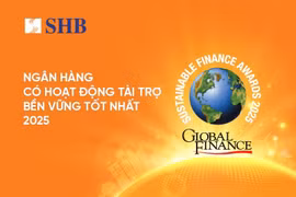 SHB năm thứ ba liên tiếp được vinh danh Ngân hàng Việt Nam 