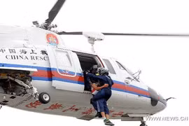 Rơi trực thăng cứu nạn ở Trung Quốc, 3 người thiệt mạng