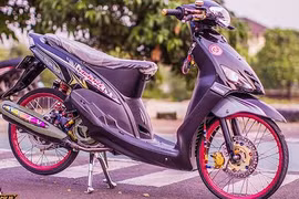 Scooter Yamaha Mio đời đầu độ drag kiểng cực chất