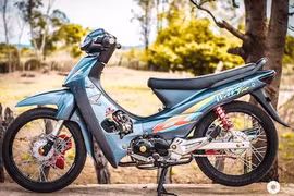 Dân chơi Đà Lạt độ Honda Wave Thái “nội công khủng“