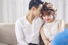 Hari Won thẹn thùng diễn cảnh hôn trai đẹp