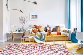 Mê mẩn căn hộ 40m2 đẹp tinh tế với màu xanh ngọc lam