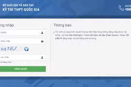 Cảnh báo web xem điểm thi THPT Quốc gia giả mạo