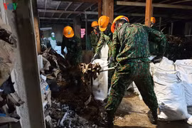 Gallery - Thuỷ ngân cháy Cty Rạng Đông phát tán môi trường - image 11