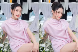 Vợ Đoàn Văn Hậu xuất hiện với "vibe" chuẩn tiểu thư Hà thành