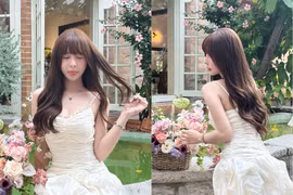 Hot girl Tammy Phạm chào hè với loạt ảnh “em bé hoa lá”