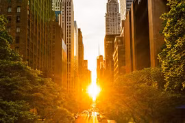 Manhattanhenge- hiện tượng thiên văn độc đáo ở New York