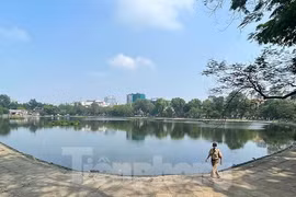 Ngắm phố đi bộ quanh hồ Thiền Quang sắp được đưa vào hoạt động