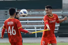 U23 Việt Nam tập buổi đầu tiên ở Kyrgyzstan