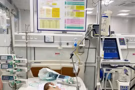 Bé trai 7 tháng tuổi suy hô hấp cấp tiến triển do biến chứng cúm A