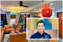 Căn hộ 5 tỷ rực rỡ sắc xuân của MC Nguyên Khang