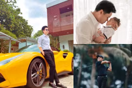 Hình ảnh thiếu gia Phan Thành từng tiêu 36 tỷ/ngày giờ thành ông bố bỉm sữa