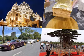 Muôn kiểu “dát vàng” xa xỉ của đại gia Việt