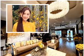 Biệt thự ngập sắc vàng ngày Tết của Lã Thanh Huyền